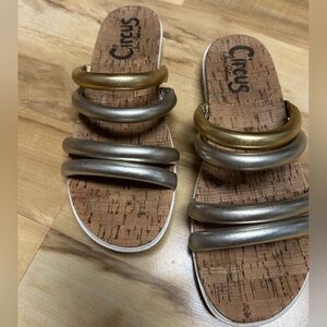 Circus by Sam Edelman - Narina Sandals - Metallic - Size 10